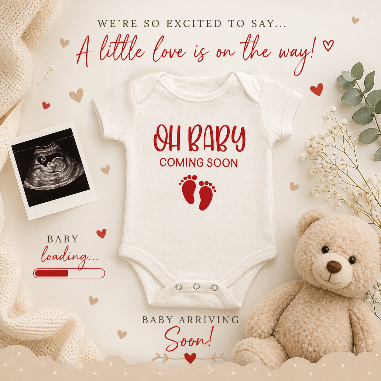 Baby Announcement Onesie
