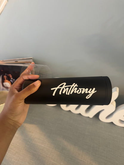 Custom Tumbler with Straw