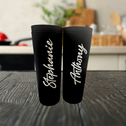Custom Tumbler with Straw
